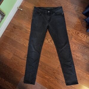 LONG AE 32x34 Men’s Skinny Jeans in Black